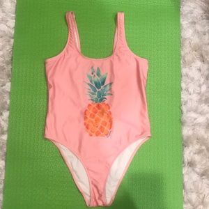One piece women’s Chubbies pineapple bathing suit